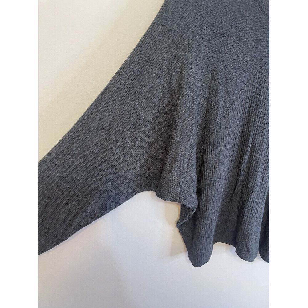 Project Social T Women's Sweater Gray Long Sleeve Minimal Lagenlook Size M - Picture 2 of 7